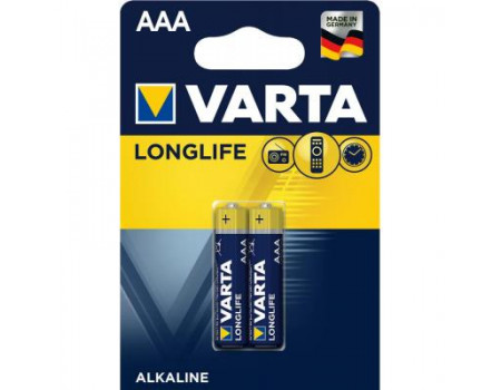 Батарейка Varta AAA Varta Longlife LR03 * 2 (04103101412)