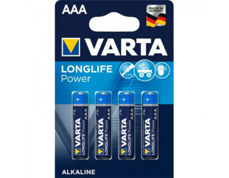 Батарейка Varta AAA Longlife Alkaline * 4 (04903121414)