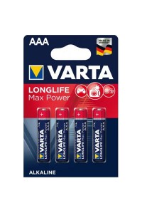 Батарейка Varta AAA Longlifi Max Power Alkaline * 4 (4703101404)