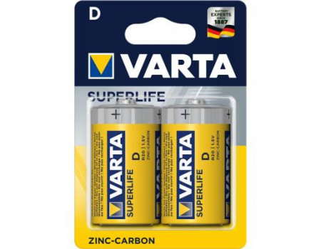 Батарейка Varta D Suprelife Carbon-Zinc * 2 (02020101412)