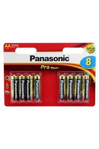 Батарейка PANASONIC AA PRO POWER * 8(6+2) (LR6XEG/8B2F)