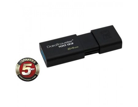 USB-накопичувач 64GB Kingston DataTraveler 100 Generation 3