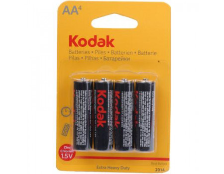 Батарейка Kodak R6 KODAK EXTRA HEAVY DUTY * 4 (30953260)