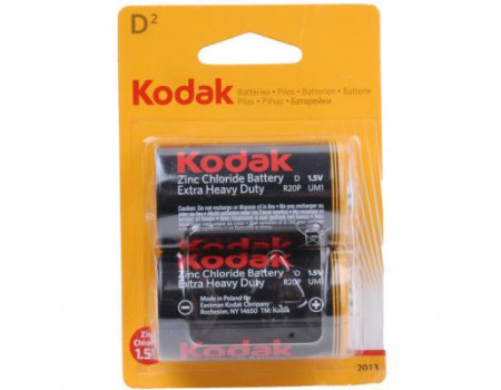 Батарейка Kodak R20 KODAK LongLife * 2 (30946385)