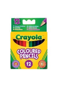 Олівці кольорові Crayola 12 коротких цветных карандашей (4112)