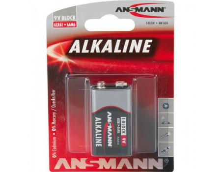 Батарейка Ansmann Крона Alkaline Red 6LR61 * 1 (1515-0000)