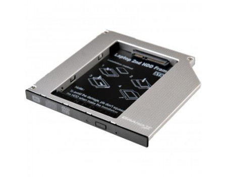 Фрейм-перехідник Grand-X HDD 2.5´´ to notebook 9.5 mm ODD SA