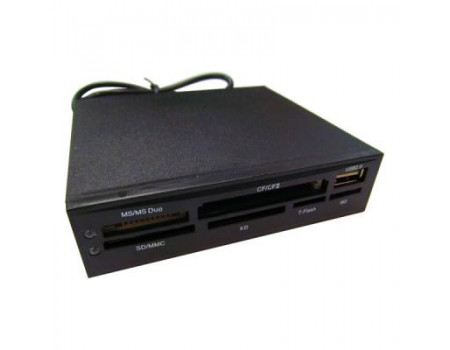 Зчитувач флеш-карт Dynamode USB-ALL-INT внутрішній 3.5", чор