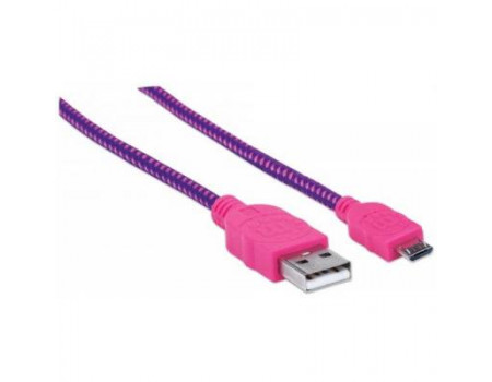 Дата кабель USB 2.0 AM to Micro 5P 1.8m Manhattan (352741) к