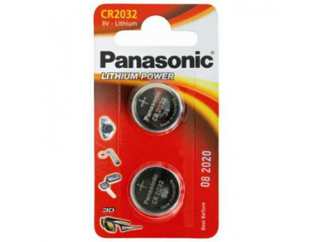 Батарейка PANASONIC CR 2032 Lithium * 1 (CR-2032EL/2B)