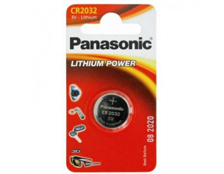 Батарейка PANASONIC CR 2032 Lithium * 1 (CR-2032EL/1B)
