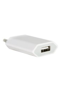 Зарядний пристрій PowerPlant Slim USB 1A (DV00DV5061)