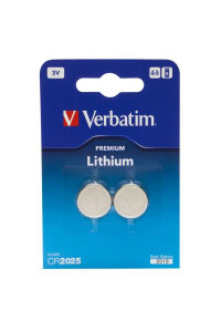 Батарейка Verbatim CR 2025 Lithium 3V * 2 (49935)