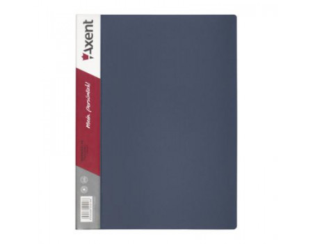 Папка з файлами Axent 20 sheet protectors, gray (1020-03-А)