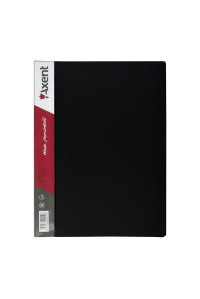 Папка з файлами Axent 20 sheet protectors, black (1020-01-А)