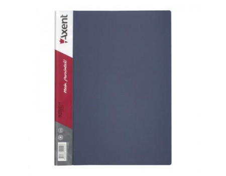 Папка з файлами Axent 40 sheet protectors, gray (1040-03-А)