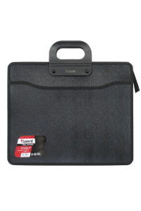 Папка - портфель Axent В4, 3 compartments, black, with zipper closure (1603-01-А)