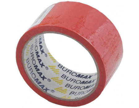 Скотч Buromax Packing tape 48мм x 35м х 43мкм, red (BM.7007-05)