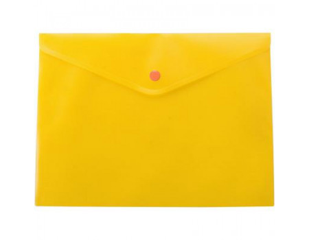 Папка - конверт Buromax А4, with a button, yellow (BM.3926-11)