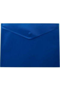 Папка - конверт Buromax А5, with a button, blue (BM.3935-02)