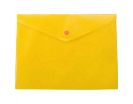 Папка - конверт Buromax А5, with a button, yellow (BM.3936-11)
