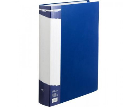 Папка з файлами BUROMAX 100 files А4 (in case), blue (BM.3633-02)