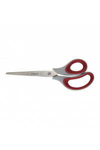 Ножиці Axent Duoton Soft, 21 см, gray-red (6102-06-А)