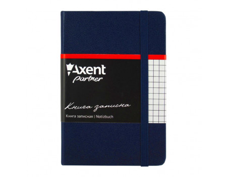 Канцелярська книга Axent Partner, 95*140, 96sheets, square, blue (8301-02-А)