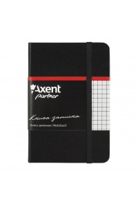Канцелярська книга Axent Partner, 95*140, 96sheets, square, black (8301-01-А)