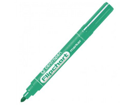 Маркер Centropen Flipchart 8550 2,5 мм, round tip, green (8550/04)