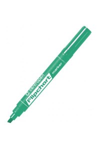 Маркер Centropen Flipchart 8560 1-4,6 мм, chisel tip, green (8560/04)