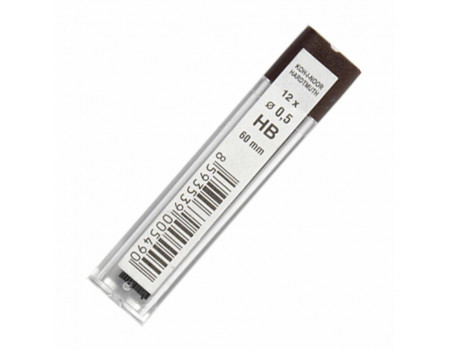 Грифель для механічного олівця KOH-I-NOOR 4152.HB, 0.5 мм, 12шт (41520HB005PK)