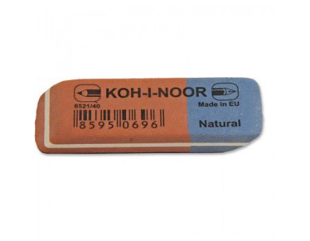 Гумка Koh-i-Noor combined eraser BlueStar, 6521/40 (6521040021KD)