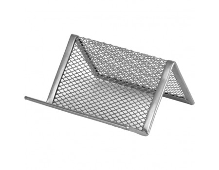 Підставка для візиток Axent 95x80x60мм, wire mesh, silver (2114-03-A)