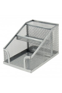 Підставка для дрібниць Axent 100x143x100мм, wire mesh, silver (2118-03-A)