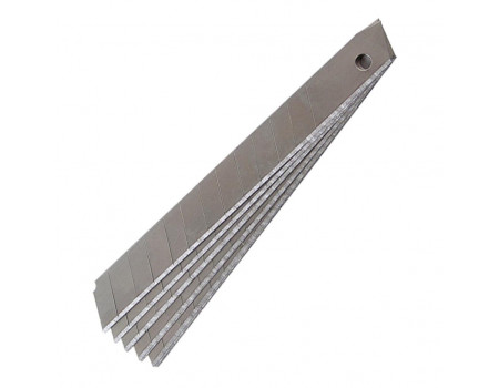 Леза для канцелярських ножів Delta by Axent 9мм, 10 pcs. in plastic case (polybag) (D6523)