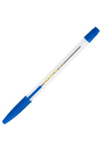 Ручка кулькова BUROMAX non-retractable JOBMAX Corvina, blue (BM.8117-01)