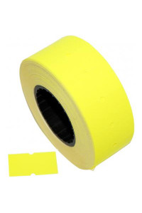 Етикет-стрічка Aurika 21х12 yellow (2112Y)