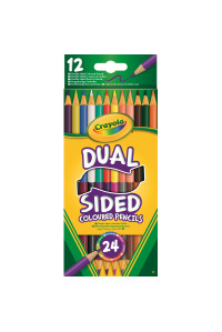 Олівці кольорові Crayola 12 двухсторонних цветных карандашей (68-6100)
