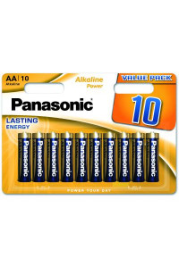 Батарейка PANASONIC LR06 Alkaline Power * 10 (LR6REB/10BW)