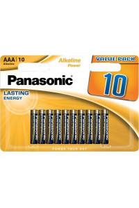 Батарейка PANASONIC AAA LR03 Alkaline Power * 10 (LR03REB/10BW)