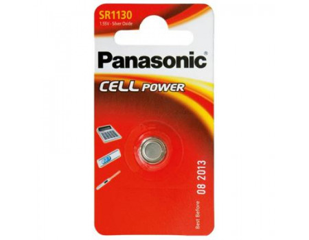 Батарейка PANASONIC SR1130 * 1 Silver Oxide (SR-1130EL/1B)