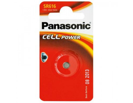 Батарейка PANASONIC SR616 * 1 Silver Oxide (SR-616EL/1B)