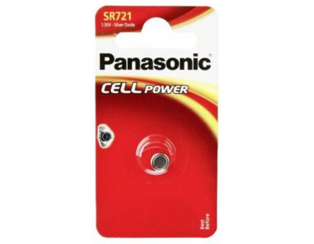 Батарейка PANASONIC SR721 * 1 Silver Oxide (SR-721EL/1B)