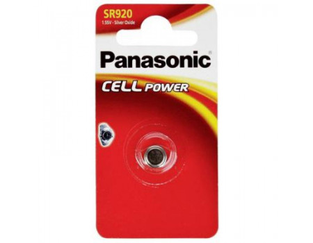 Батарейка PANASONIC SR920 * 1 Silver Oxide (SR-920EL/1B)