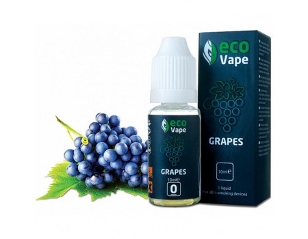 Рідина для електронних сигарет ECO Vape Grapes 0 мг/мл (LEV-GP-0)