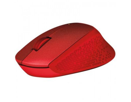 Mouse Logitech M330 Silent Plus Mouse Red Cordless прорезине