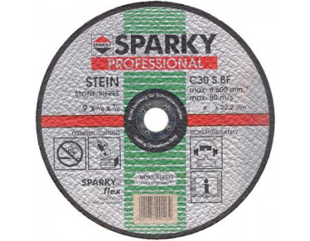 Круг відрізний SPARKY отрезной по камню d 115 мм\ C 30 S \115x3x22.2 (20009562509)