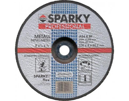 Диск SPARKY шлифовальный по металлу d 230 мм\ A 24 R \190307 (1 шт.)\ 23 (20009565304)