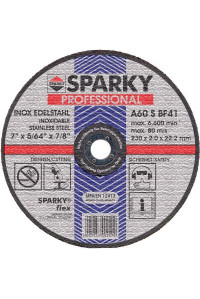 Круг відрізний SPARKY отрезной 230x2.0x22.2 абразивный A 60 S по нерж.стали (20009561309)